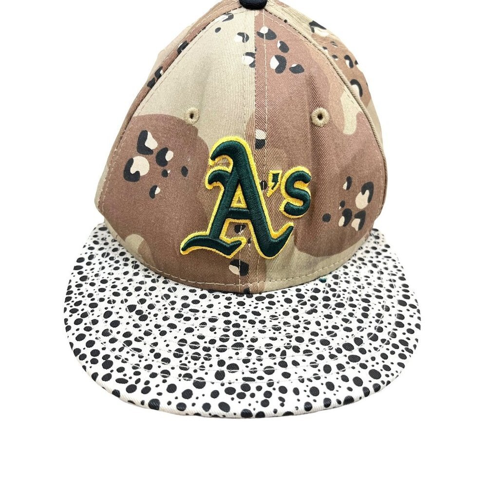 (NWT) Oakland A's Hat New Era Camo 59Fifty‎ Hock D Oakath SDC 714 size 7 1/4